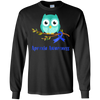 Image of Apraxia Awareness Blue Ribbon Owl Kids T-Shirt