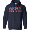 Image of Army Retired T-Shirt Military U.S. Army Retirement Gift