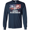Image of Always Remember 9/11 Memorial USA Flag Patriot Day Tee