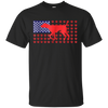 Image of T - shirt du 4 juillet, drapeau des États - Unis.