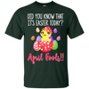 Image of Amazing Costume For Easter. T-Shirt For April Fool's Day.