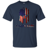 Image of American Spartan Warrior Molon Labe Flag T-Shirt