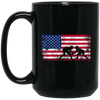 Image of American Flag Wrestling T-shirt Wrestling Gift