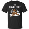 Image of Architect pooped today, Gift designer architecture t shirt
