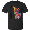 Image of "Freedom" Bright Colorful Bird Diversity Unity T-Shirt