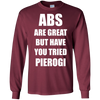 Image of Abs Are Great Funny Polish Food Pierogi Poland T-shirt Tee