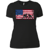 Image of American Flag Wrestling T-shirt Wrestling Gift