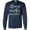 Image of Always Read the Fine Print I'm Pregnant Shirt Announcement