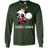 Image of Santa Panda T-shirt de Noël mignon Panda Bear