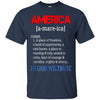 Image of America Patriotic Independence Day Veterans Support T-shirt
