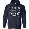 Image of Santa Is Promoting Me To Daddy T-Shirt | Christmas Tee