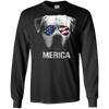 Image of American Bulldog Merica t-shirt - Patriot Patriotic