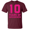Image of 10th Birthday Shirt Gift Girls Age 10 Ten Year Old Girl Tee