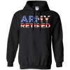 Image of Army Retired T-Shirt Military U.S. Army Retirement Gift