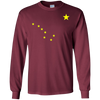 Image of Alaska T-Shirt State Flag Astrologie Big Dipper Polaris Tee