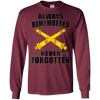 Image of Always Remembered Never Forgotten T-shirt