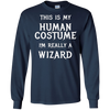 Image of Wizard Halloween Costume Shirt Easy Funny for Men Boys Girls
