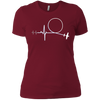 Image of Aerobatic Pilot Heartbeat | Airshow Fan Aerobatic Pilot Tee