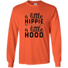 Image of A Little Hippie A Little Hood Funny Gym Workout Long Sleeve
