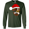 Image of Santa Football Christmas Sports T-Shirt