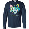 Image of Artist & Art Teacher Shirt: Picatsso, Funny Abstract Cat Art