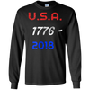 Image of America Independence Day Freedom 4th July Apparel T-Shirt
