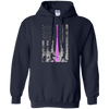 Image of American Softball Flag T-Shirt - Players and Pink Bat
