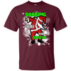 Image of Santa Dabbing Through The Snow Cute Christmas Tee Shirt