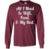 Image of All I Need Is Wifi Food & My Bed TShirt Teen Boys & Girls