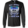 Image of All I Want Is For My Dad In Heaven Tshirt For Men