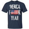 Image of 'Merica Yeah T-Shirt USA Flag 4th July American Patriotic US