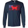 Image of 4th of July Tshirt - Funny Yorkshire Terrier American Flag