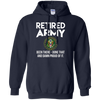 Image of Army retired shirt - Retired army shirts - Military Retired