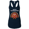 Image of "Happy Thanksgiving" Turkey Thanksgiving Funny T-Shirt