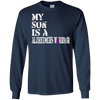 Image of Alzheimer's Awareness Shirt For Son Purple Ribbon Tee