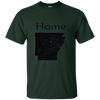 Image of Arkansas Distressed Home State light long sleeve t-shirt