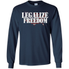 Image of American Flag Legalize Freedom T-Shirt
