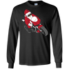 Image of Santa Motorcycle T-Shirt | Funny Christmas Bike Shirt