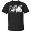 Image of All Food Must Go To The Lab For Testing Dog Gift T-Shirt