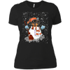 Image of Christmas Snowman Rottweiler Funny T-shirt