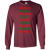 Image of Santa Claus's Reindeer Character List T-Shirt