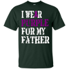 Image of Alzheimer's Awareness T-shirt I Wear Purple For My Father