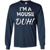 Image of "I'm A Mouse Duh!" Funny Halloween T-Shirt