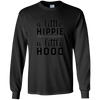 Image of A Little Hippie A Little Hood Funny Gym Workout Long Sleeve