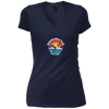 Image of Appalachian Trail Scene Retro Mountains Long Sleeve T-Shirt