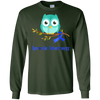 Image of Apraxia Awareness Blue Ribbon Owl Kids T-Shirt