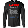 Image of America Patriotic Independence Day Veterans Support T-shirt