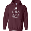 Image of August Girl Gift Tshirt - The Best Aunts Are Born August Tee