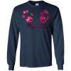 Image of Aphrodite Rehab Bobcat LG Paw Print Long Sleeve T-shirt
