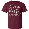 Image of Always Read the Fine Print I'm Pregnant Shirt Announcement